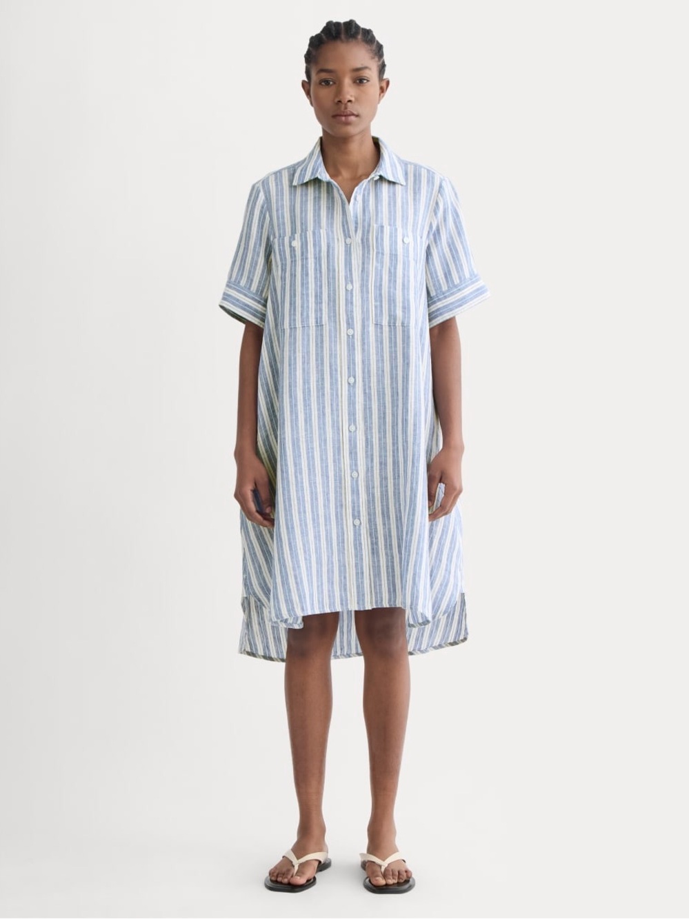 NWT Everlane 100% Linen Daytripper Dress - L